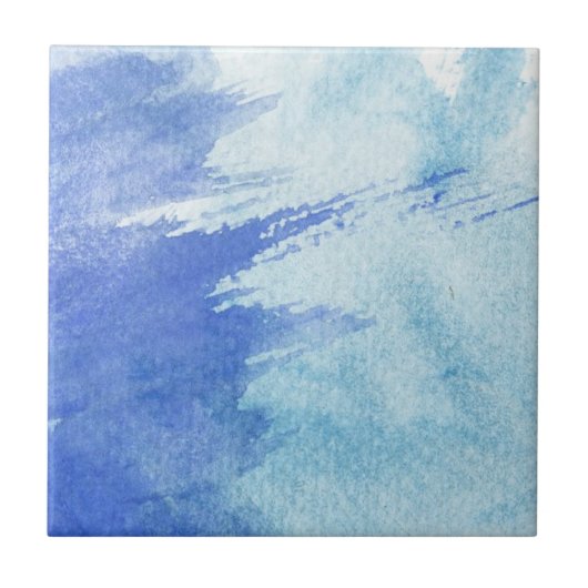 großer Aquarellhintergrund - Aquarellfarben Fliese (Vorderseite)