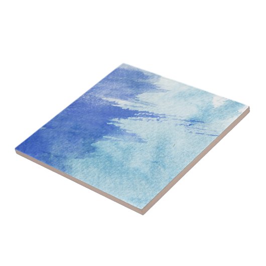 großer Aquarellhintergrund - Aquarellfarben Fliese (Seite)
