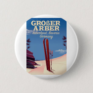 Großer Arber, Arberland, Bayerischer Deutscher Ski Button