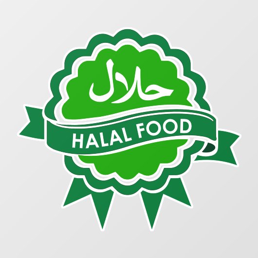 Großer Aufkleber für das Grüne Halbwirtschaftsfens (Blatt)