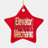 Großer Aufzug Keramik Ornament (Vorne)