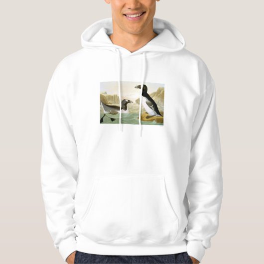 Großer Auk (Alca Impennis) Hoodie (Vorderseite)