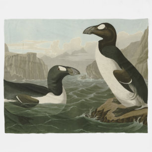 Großer Auk - John James Audubons Vögel Amerikas Fleecedecke