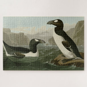 Großer Auk - John James Audubons Vögel Amerikas Puzzle