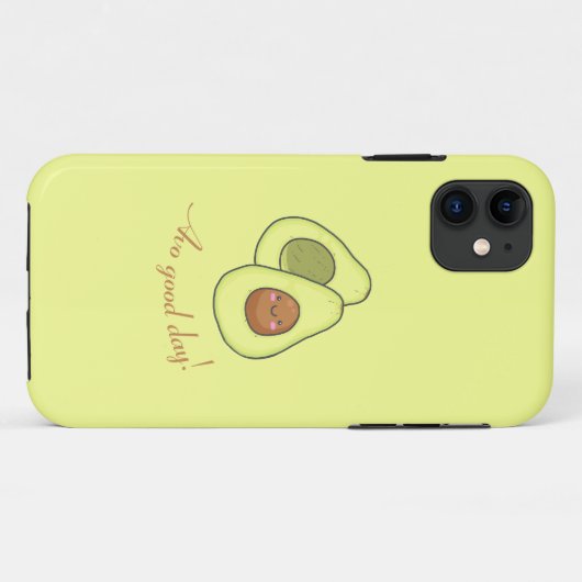 Großer Avocado Phone Case (Rückseite (Horizontal))