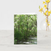 Grosser Bach im Sommer.................. Karte (Gelbe Blume)