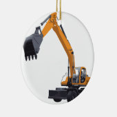 Großer Bagger-Bagger Keramik Ornament (Rechts)