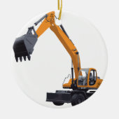 Großer Bagger-Bagger Keramik Ornament (Vorne)