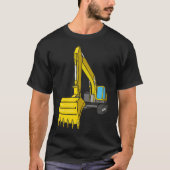 Großer Bagger T-Shirt (Vorderseite)