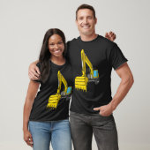 Großer Bagger T-Shirt (Unisex)