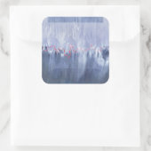 Großer Bär und Pleaides Quadratischer Aufkleber (Tasche)