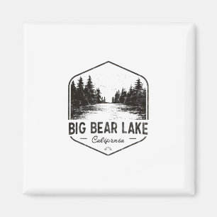 Großer Bärensee Kalifornien im Freien Vintage  Magnet