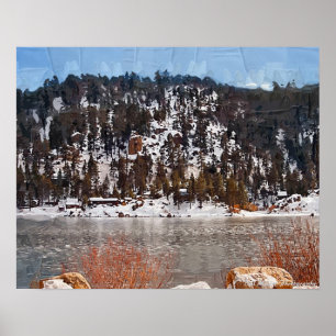 Grosser Bärensee, Winterschnee Poster