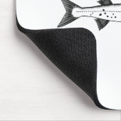 Großer Barracuda-Logo Mousepad (Ecke)