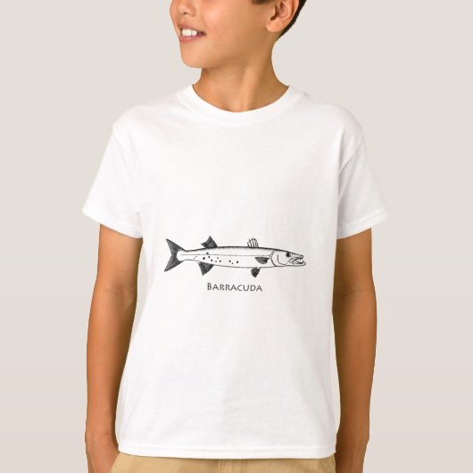 Großer Barracuda-Logo T-Shirt (Vorderseite)