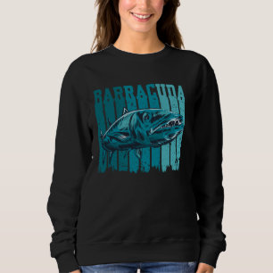 Großer Barrakuda Cuda Angeln Wildlife Salzwasser F Sweatshirt