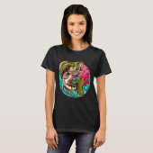 Großer Barschangeln T-Shirt (Vorne ganz)