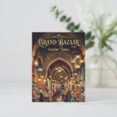 Großer Basar Türkei Postkarte (Stehend Vorderseite)