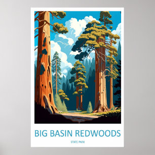 Großer Basin Redwoods State Park 1 Poster