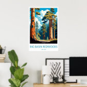 Großer Basin Redwoods State Park 1 Poster (Heimbüro)