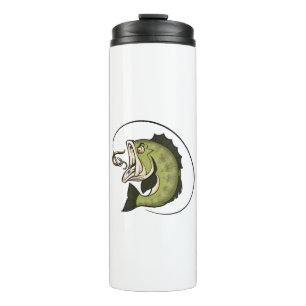 Großer Bass Mund Thermosbecher