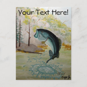 Großer Bass! Postkarte