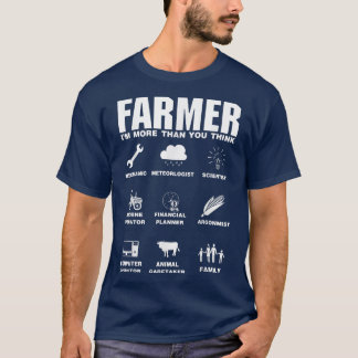 Großer Bauer Teppichfarm Rinder Ackerbau T-Shirt
