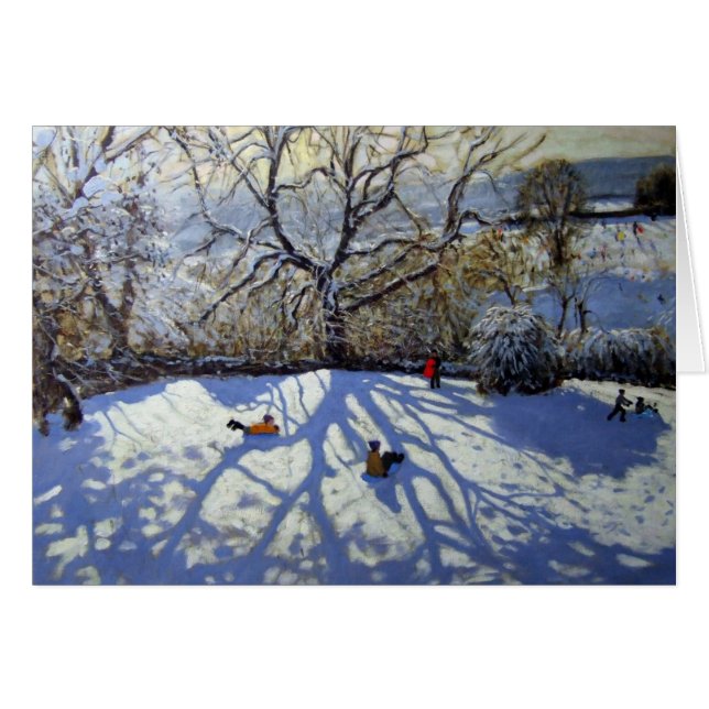 Großer Baum und tobogganers Youlgreave (Vorderseite (Horizontal))