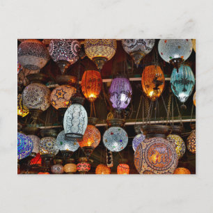 Großer Bazar in Istanbul, Turkey Postkarte