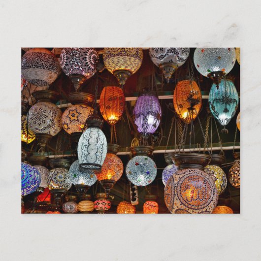 Großer Bazar in Istanbul, Turkey Postkarte (Vorderseite)