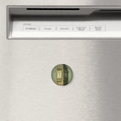Großer Ben Runder Kühlschrankmagnet (In Situ (Geschirrspüler))