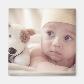 Großer benutzerdefinierter Foto-Magnet Magnet (Vorne)