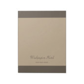 Großer benutzerdefinierter Schreibtisch Notizblock (Rotiert)