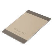 Großer benutzerdefinierter Schreibtisch Notizblock (angewinkelt)