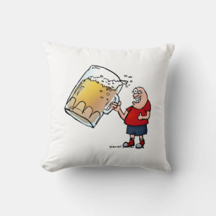 Großer Bier-Typ Lustiges Kissen