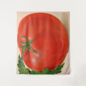 Großer BIG-Tomatendruck Wandteppich (Vorderseite)