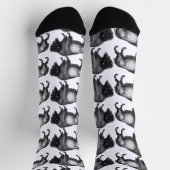 Großer Bison Büffel Thunder_Cove Socken (Oben)