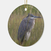 Großer Blau Reiher Vogel Ornament (Links)