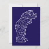 Großer Blaue Bär Einladung (Vorderseite)