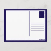 Großer Blaue Bär Postkarte (Rückseite)