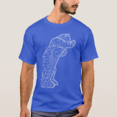 Großer Blaue Bär T-Shirt (Vorderseite)