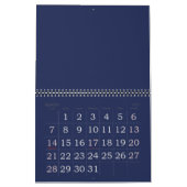 Großer blauer Kalender für Printwerbung mit Feiert (Mär 2027)