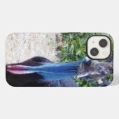 Großer blauer Kasuar-Vogel, iPhone 13 Hülle (Rückseite (Horizontal))