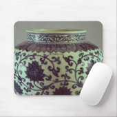 Großer blauer und weißer Ming Vase Mousepad (Mit Mouse)