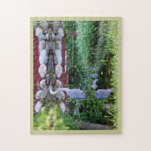 Großer blauer Zen Puzzle (Vertikal)