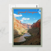 Großer Blick auf den Grand Canyon Postkarte (Vorne/Hinten)