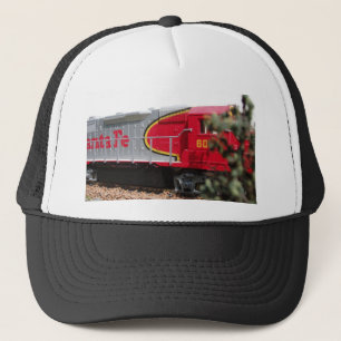 Großer Blick auf einen Modellbahn-Motor Truckerkappe