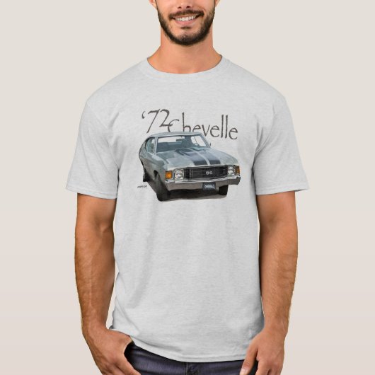 Großer Block 1972 Chevrolets Chevelle SS T-Shirt (Vorderseite)