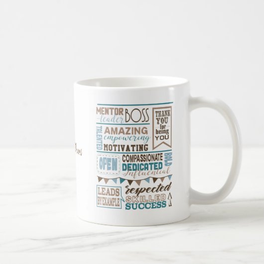 Großer Boss-Tasse-Geschenk Kaffeetasse (Rechts)