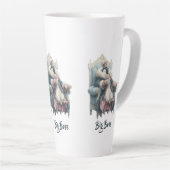 Großer Boss Winter Pinguin Design Milchtasse (Rechte Ecke)